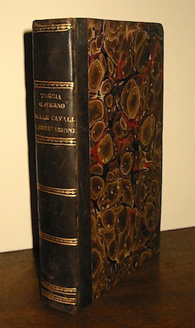 Francesco Toggia Intorno al governo delle cavalle pregnanti all'educazione e conservazione dei puledri. Istruzione... s.d. (1820 ca.) Torino Vedova Pomba e Figli